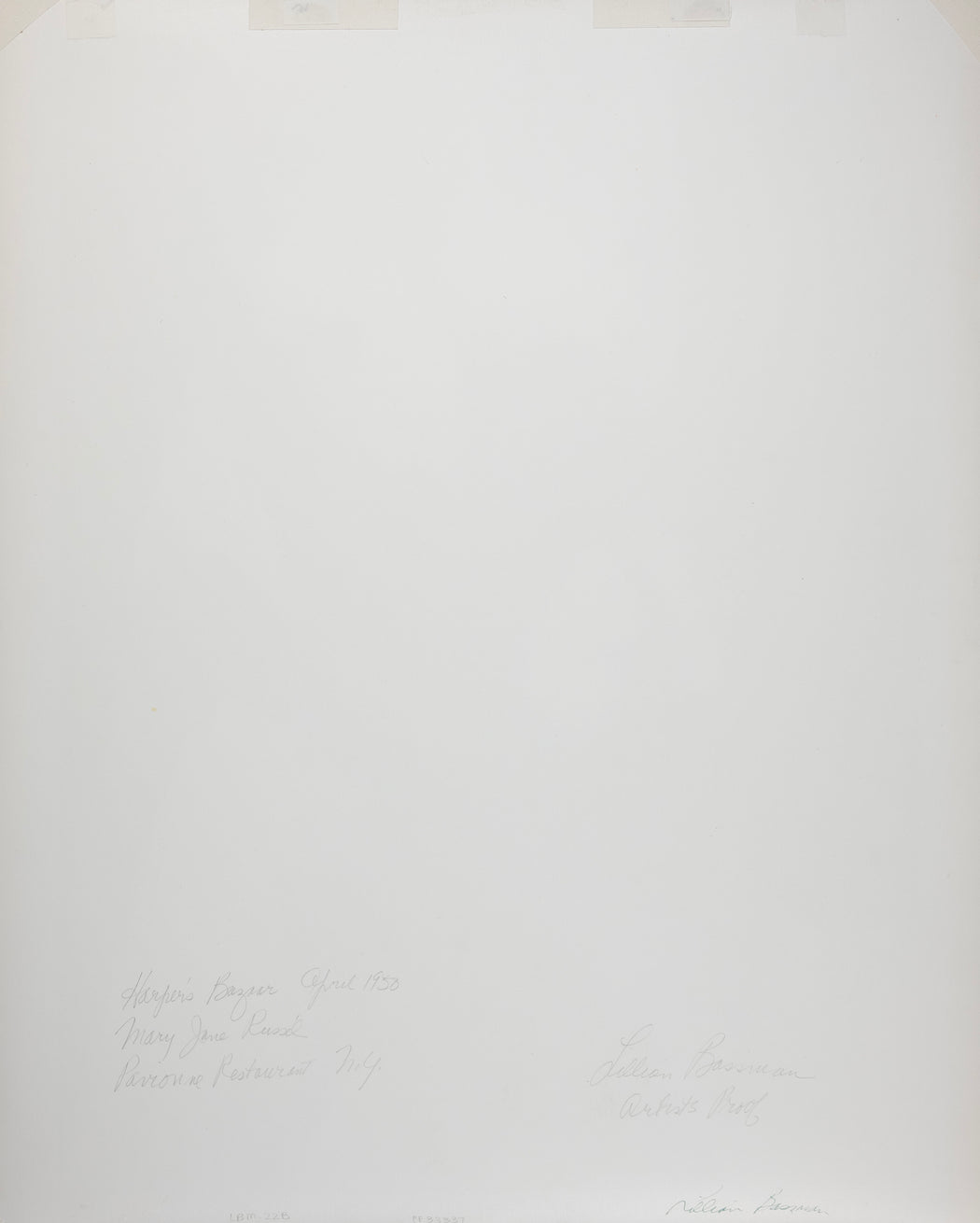 Mary Jane Russell, le Pavillion, New York City