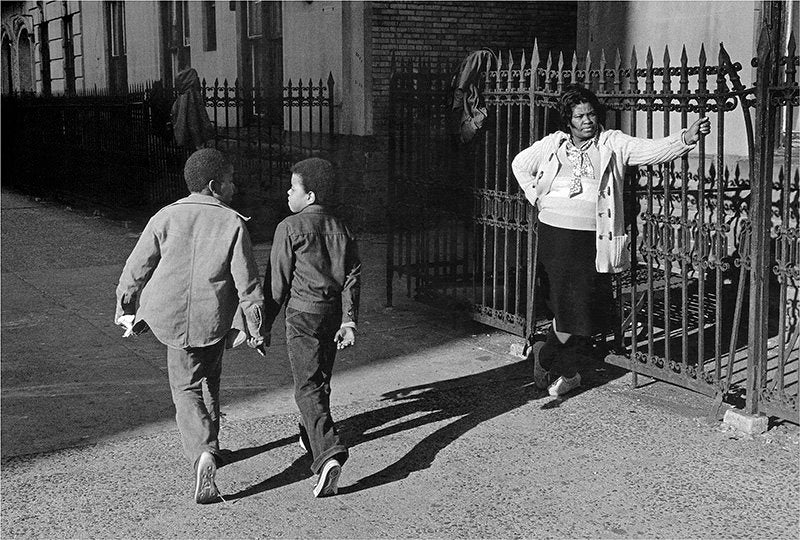FFOTO-Dawoud Bey-A Woman and Two Boys Passing