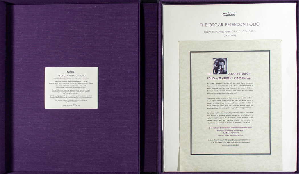Oscar Peterson, A Lifetime Folio of Personal Portraits