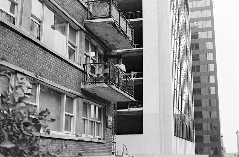 Sunil on the balcony, 3425 Stanley - Sunil Gupta | FFOTO