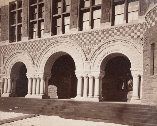 New Law School Entrance, Cambridge, MA (H. H. Richardson, 1838-1886, Architect) - Photographer Unknown
