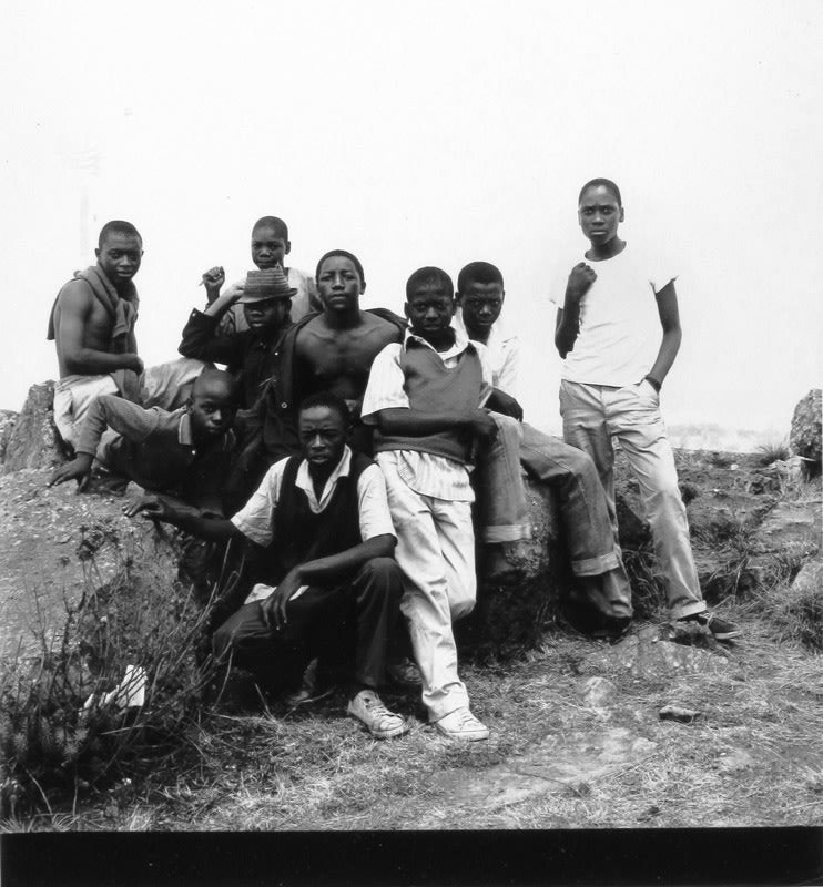 FFOTO-David Goldblatt-A Gang of Saxons, later known as the Damaras, Under Damarus Koppie Orlando West
