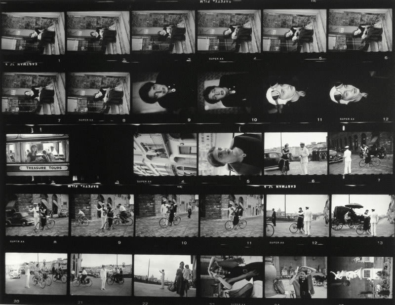 American Girl in Italy, Contact Sheet #2 - Ruth Orkin