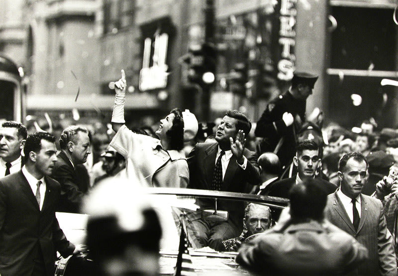 FFOTO-George S. Zimbel-Jacqueline + John F. Kennedy, NYC