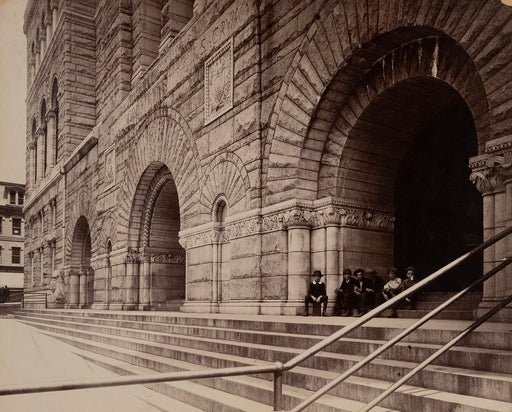 Courthouse and Jail Entrance, Pittsburgh, PA (H. H. Richardson, 1838-1886, Architect) - Photographer Unknown