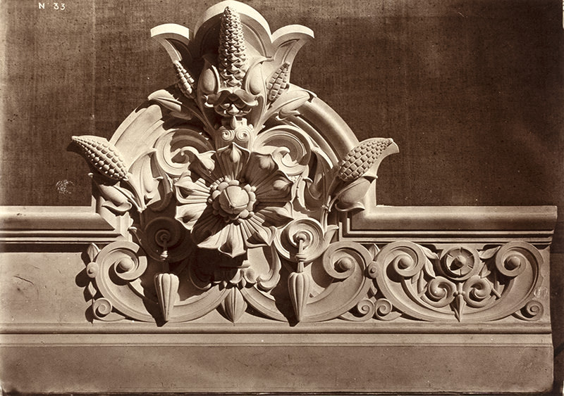 Plate 33 Le Nouvel Opéra de Paris, Sculpture Ornementale - Louis-Émile Durandelle