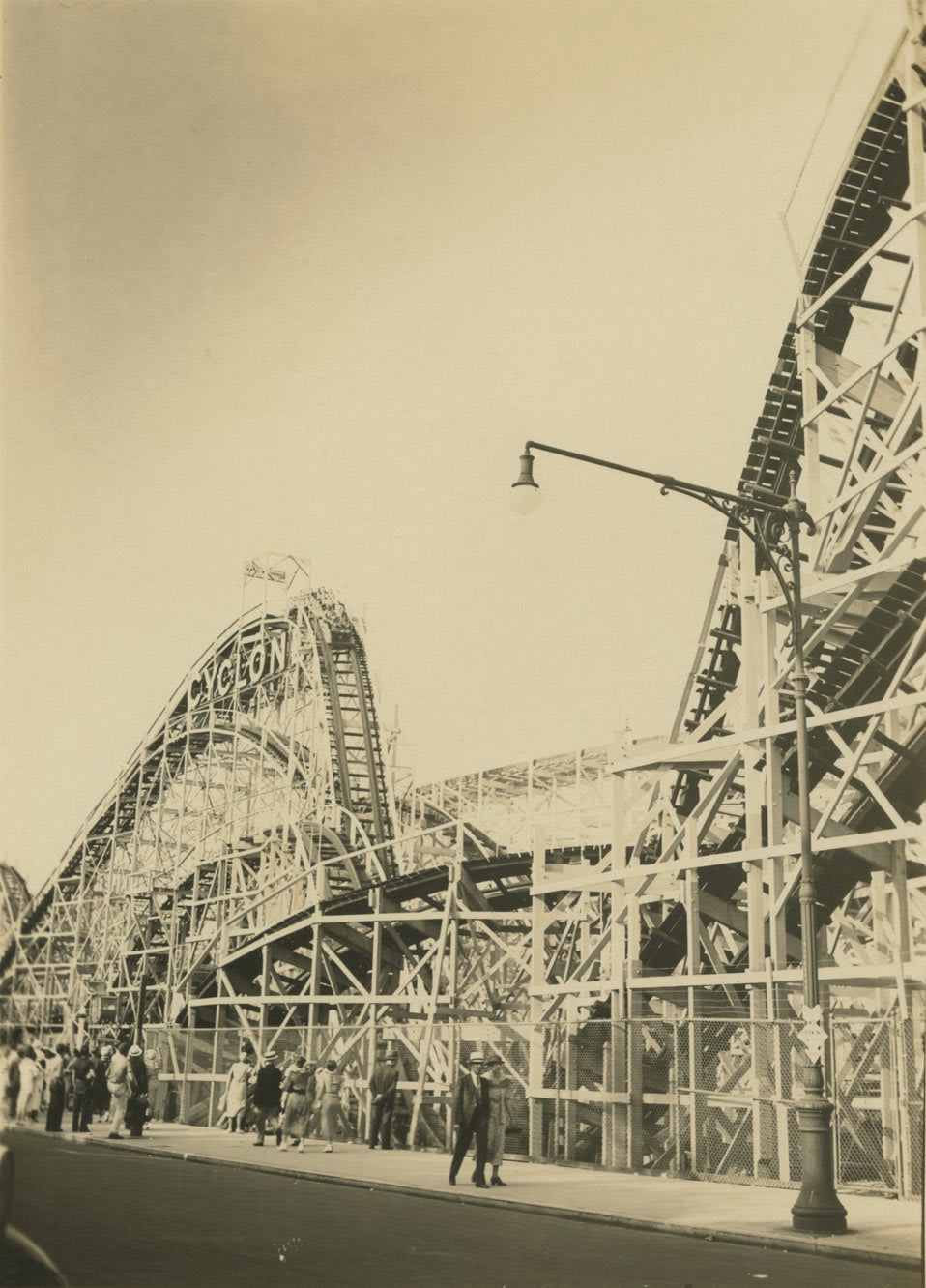 FFOTO-Alexander Artway-Cyclone Ride, two humps, Coney Island