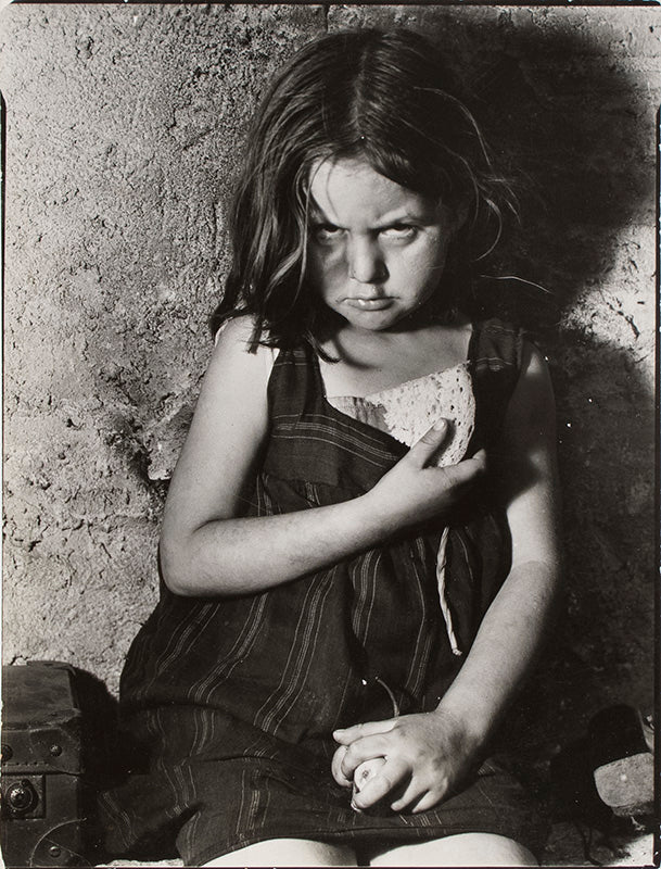 Angeles Gonzalez, Seven-year-old refugee from Madrid, Spain