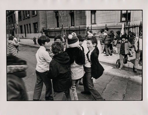 Boys Clowning Around (vintage print)