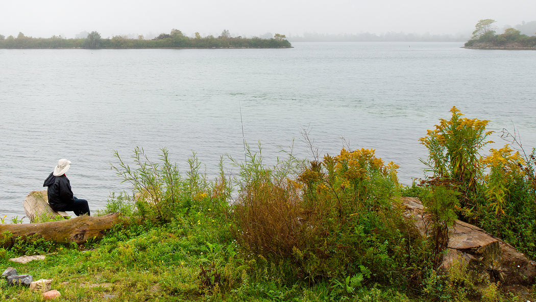 Fishing at Cell 1, Tommy Thompson Park, Toronto