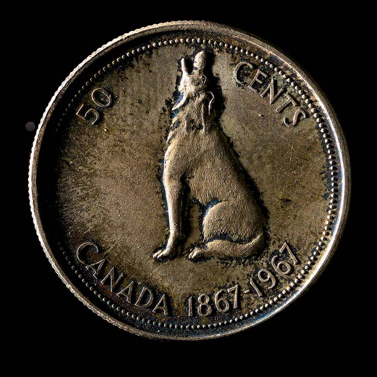 Colville Wolf 6275 (half dollar)