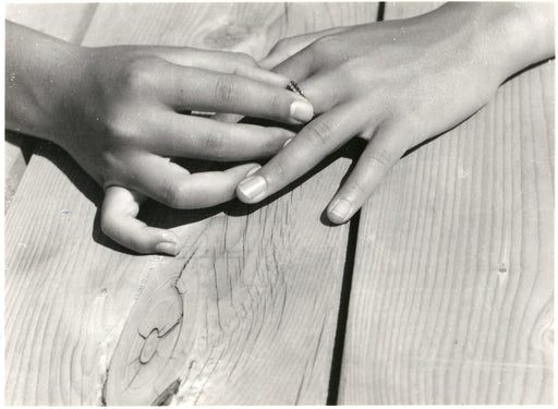 Ann's Hand on Dock