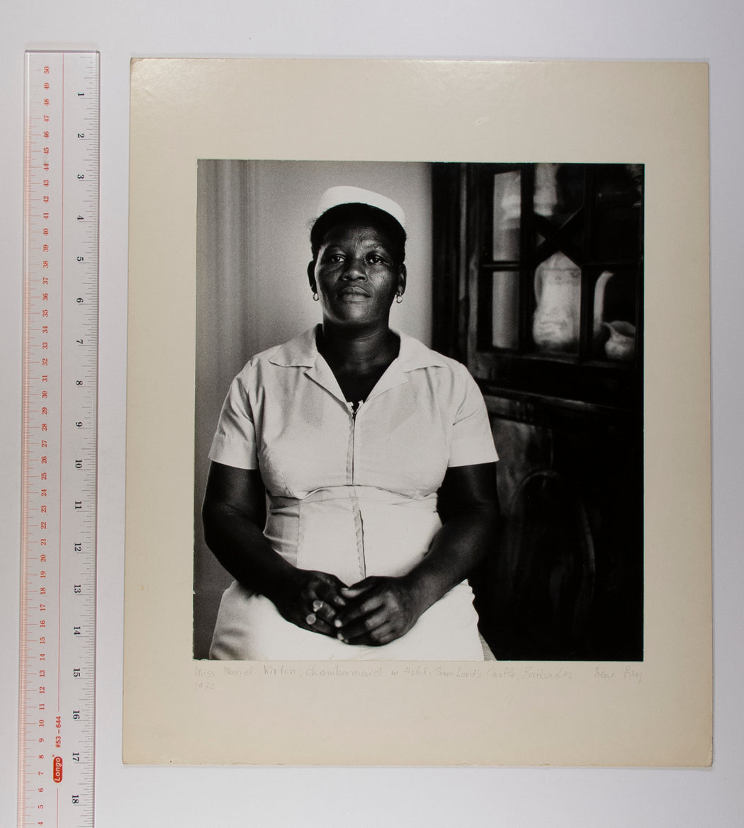 Miss Muriel Kirton, Chambermaid in Hotel: Sam Lord's Castle, Barbados
