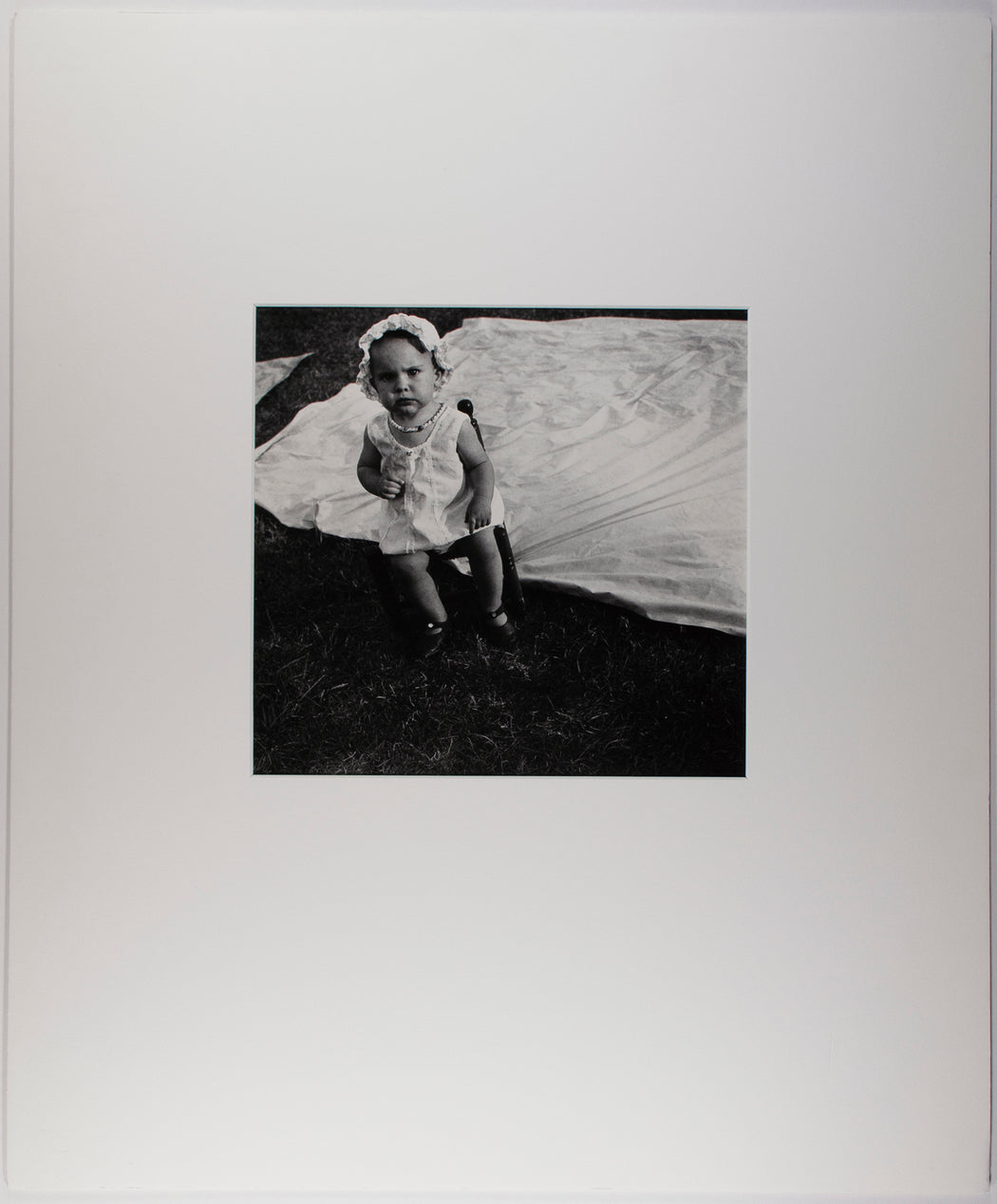 Rosalie, Somerville, On White Sheet (Rosalie's First Birthday)