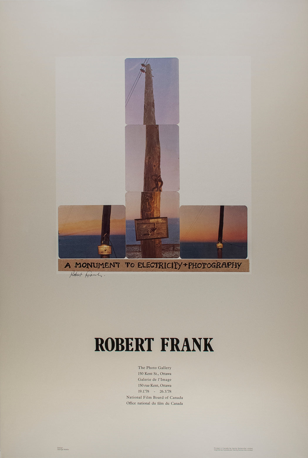 A Monument to Electricity Exhibition Poster