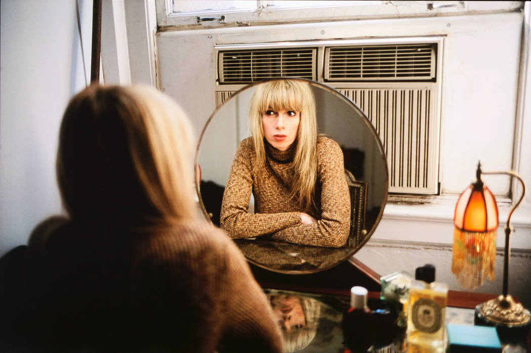 Joey in my mirror, Berlin, 1992 & Joey in my vanity mirror, NYC, 1999