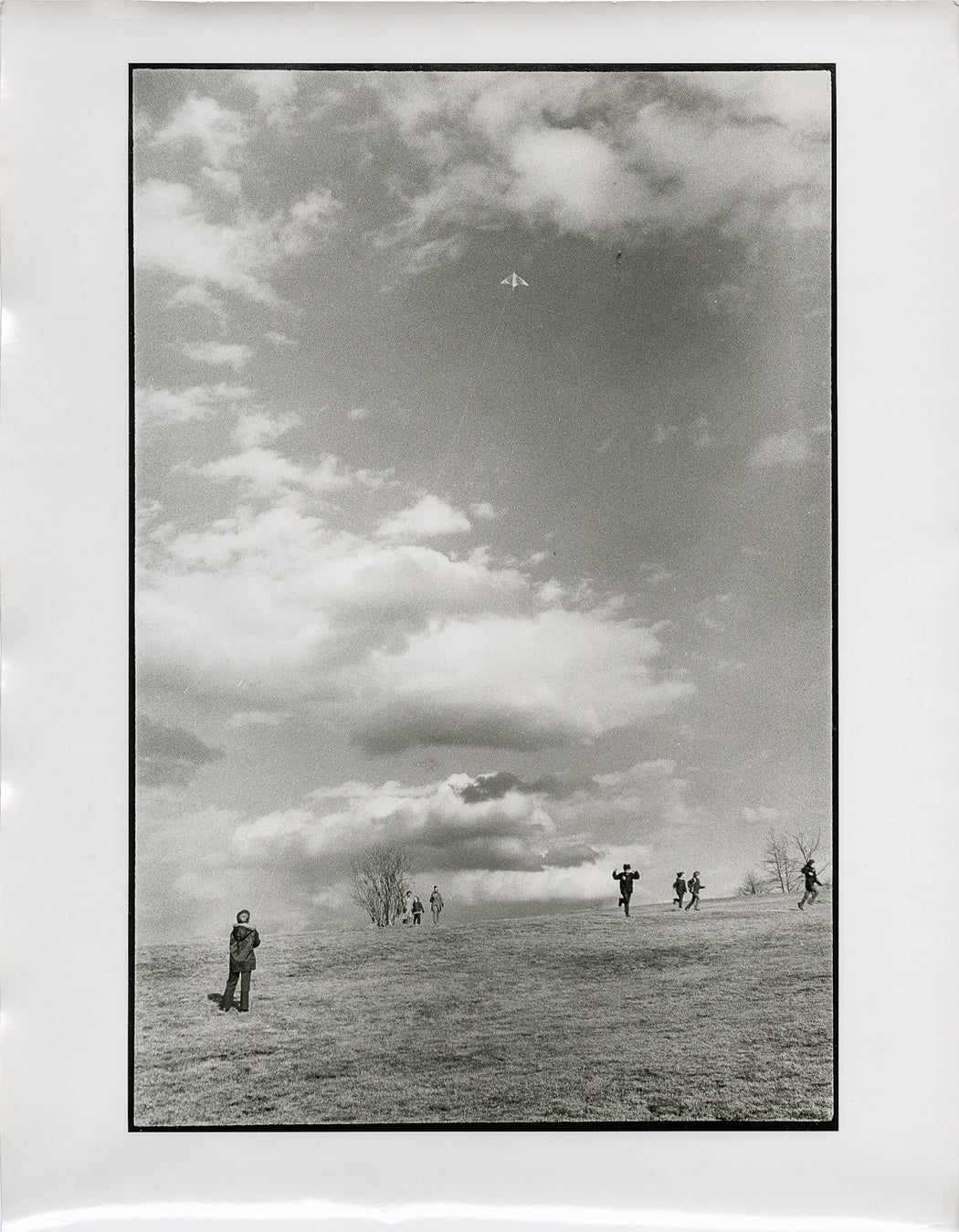 Kid with Kite - Boston (vintage print)