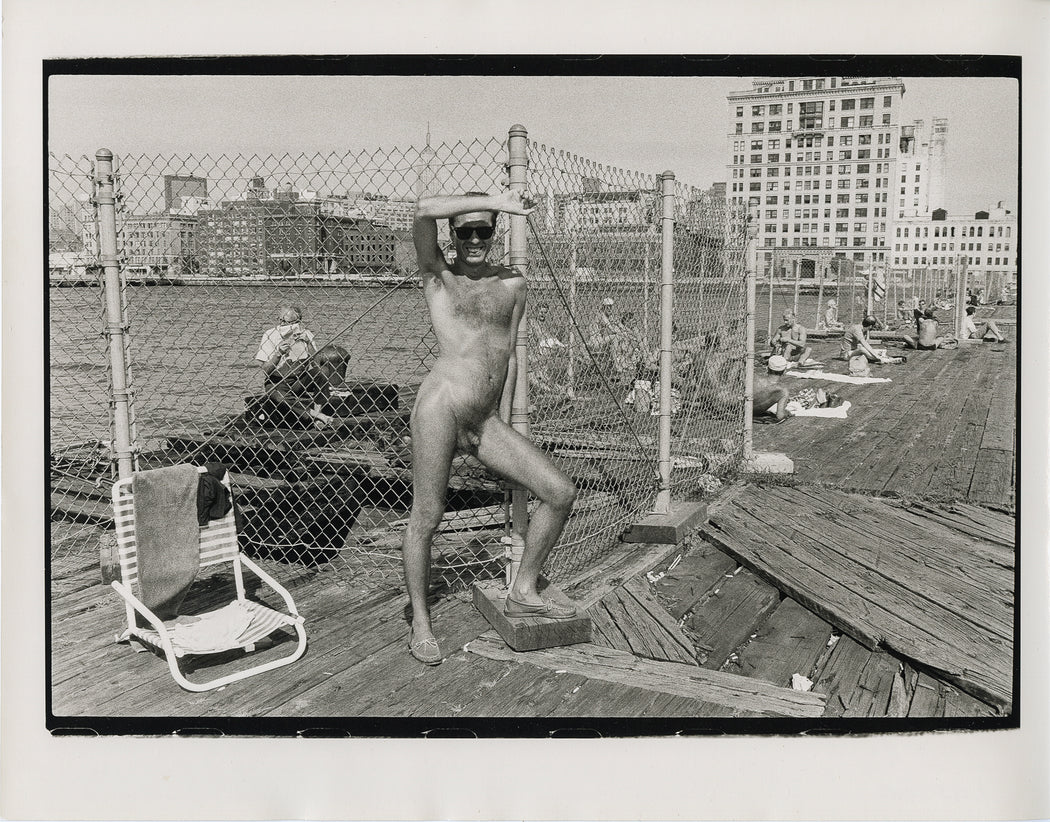On the Pier (vintage print)