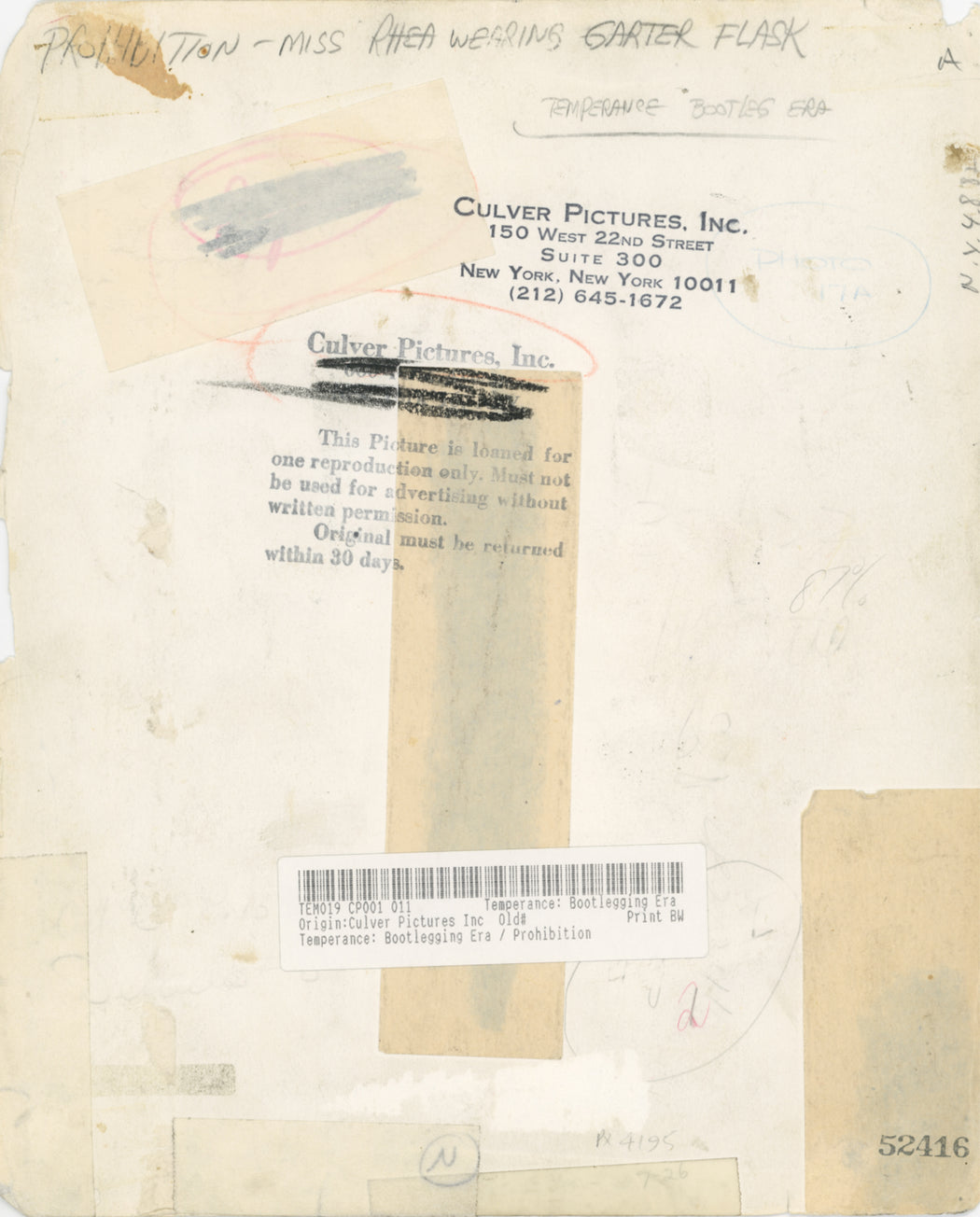 Prohibition – Miss Rhea Wearing Garter Flask