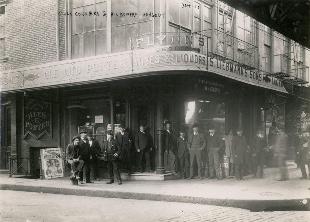 Chuck Connors and his Bowery Hangout