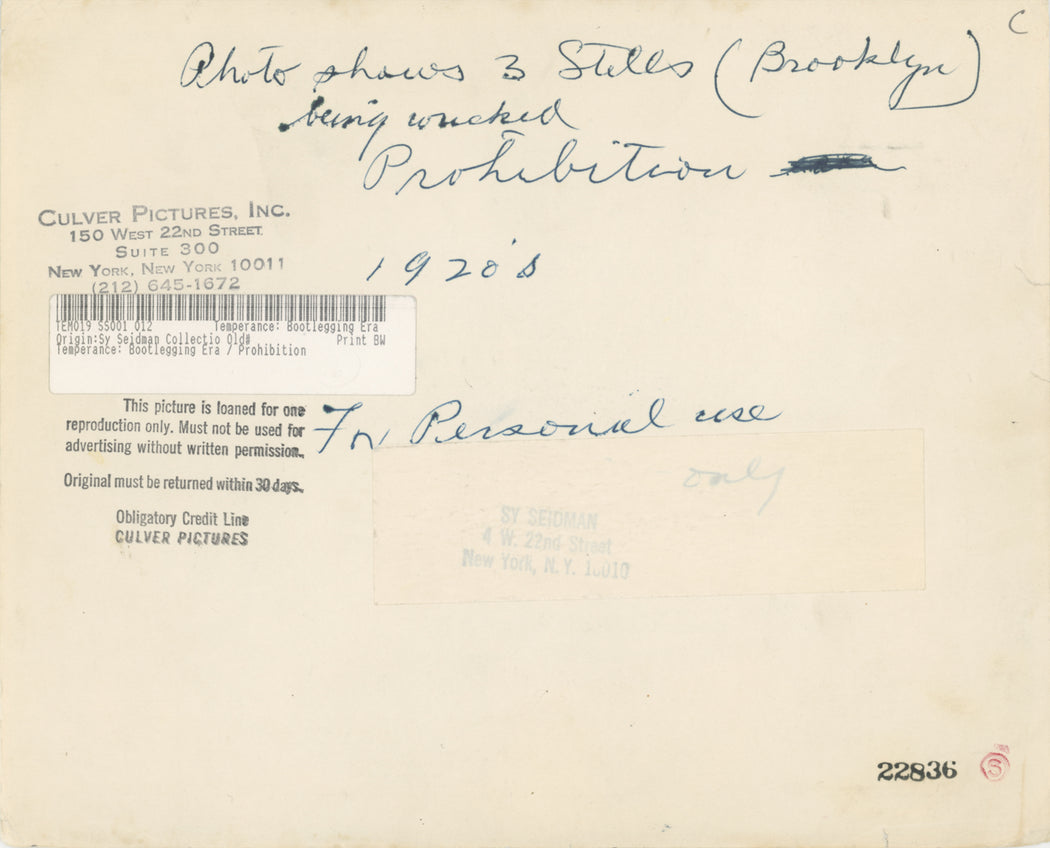 Untitled (Three Stills Being Wrecked), Brooklyn, New York