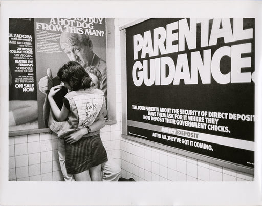 Parental Guidance "Teens In The Subway" (vintage print)