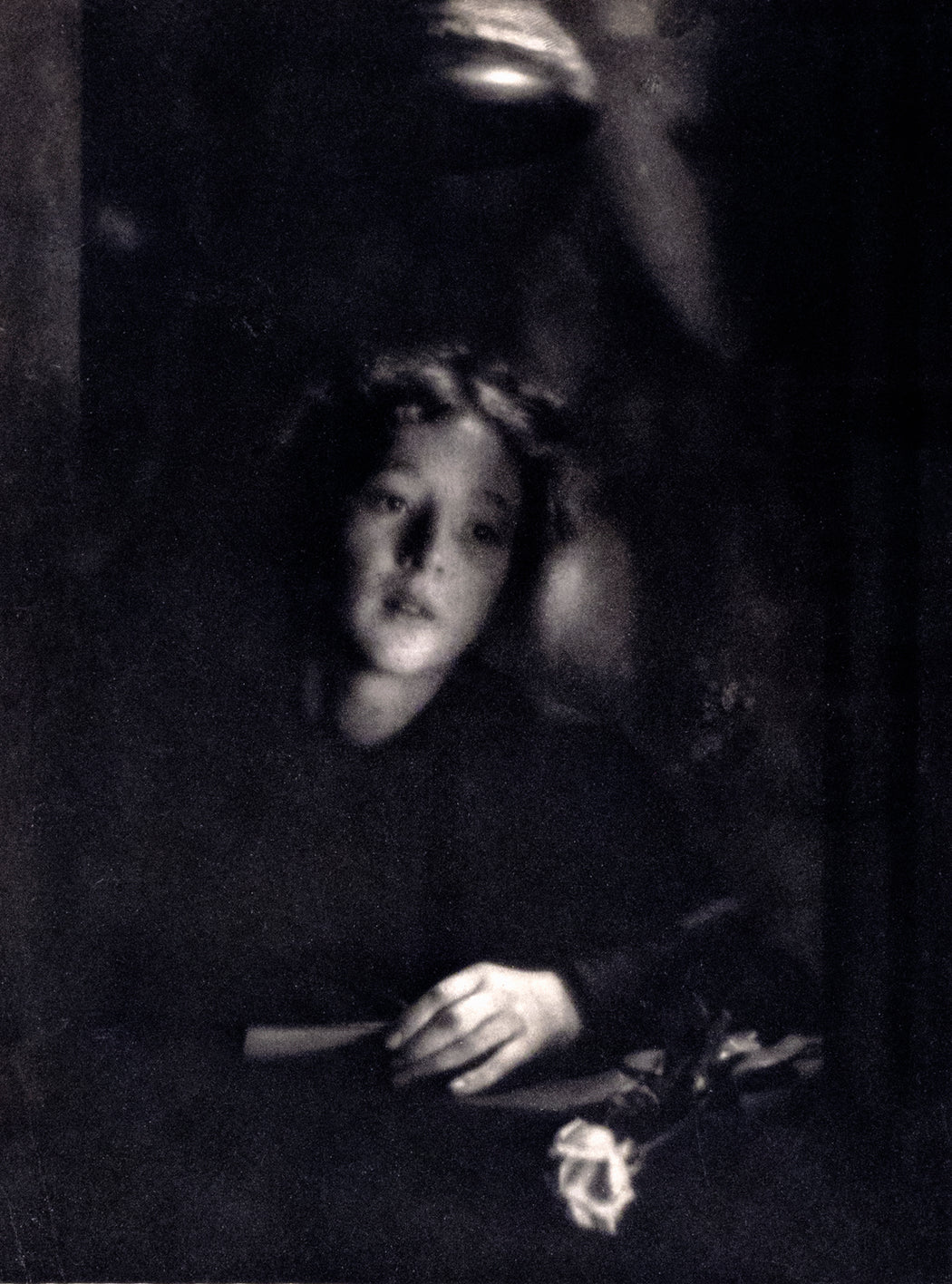 Girl with Rose