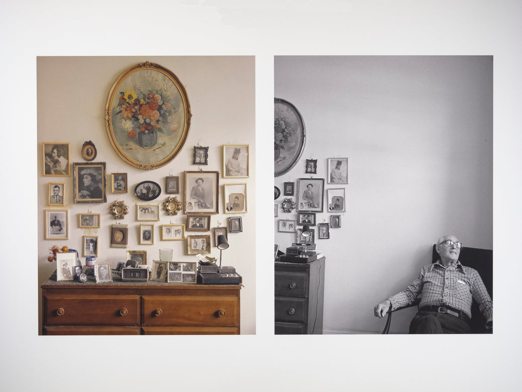 Andor Pásztor in his apartment, Montreal