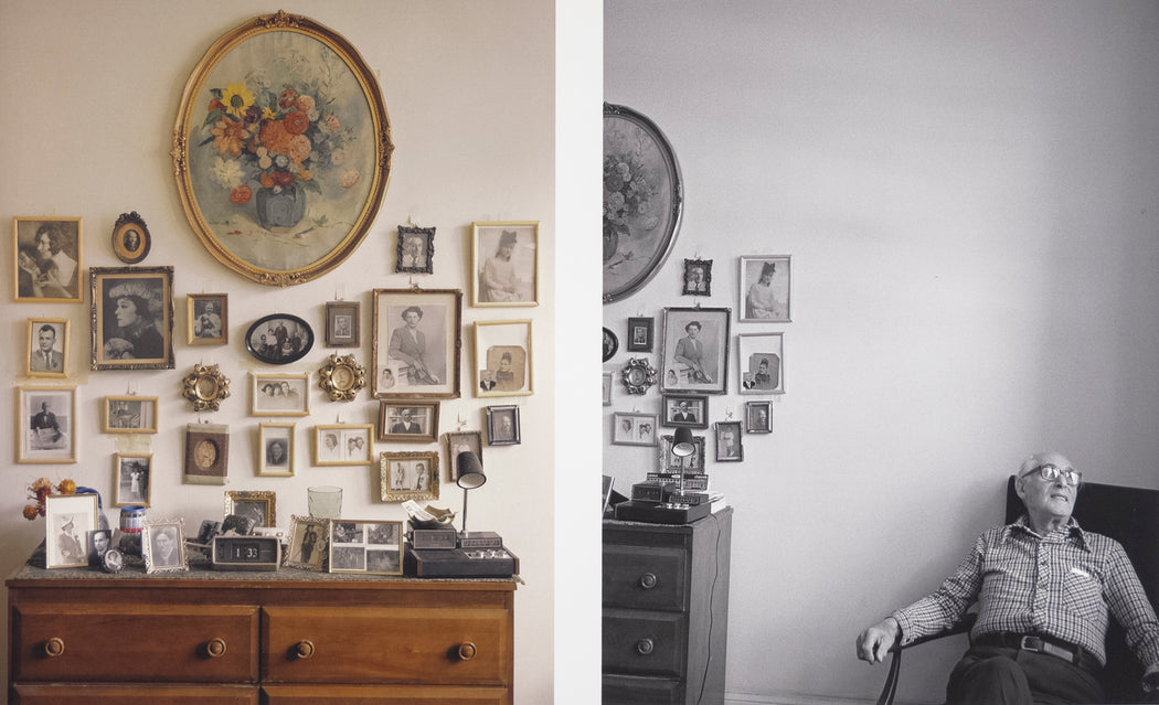Andor Pásztor in his apartment, Montreal
