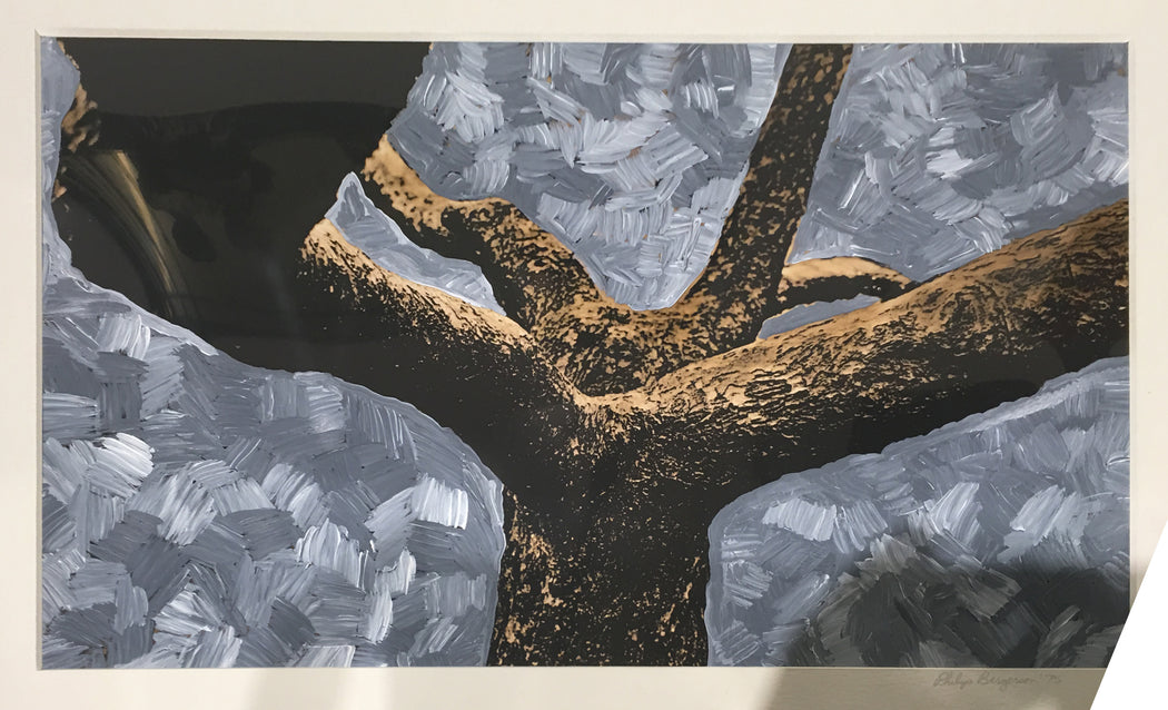 Untitled (Tree with painted negative), Toronto, Ontario