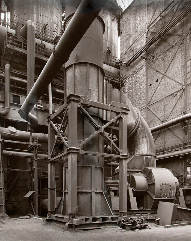Pipe Detail, Steelplant, Maxhütte, Unterwellenborn, East Germany - Bernd & Hilla Becher | FFOTO