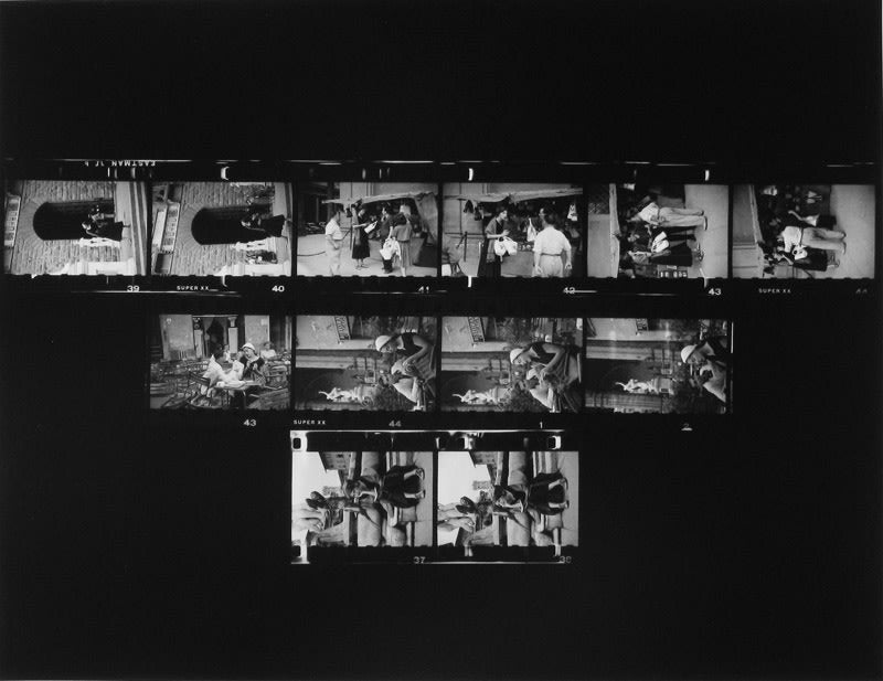 American Girl in Italy, Contact Sheet #3 - Ruth Orkin