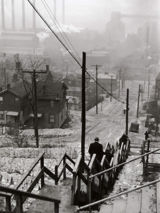 Working Class Neighbourhood, Pittsburgh, PA - Jack Delano | FFOTO