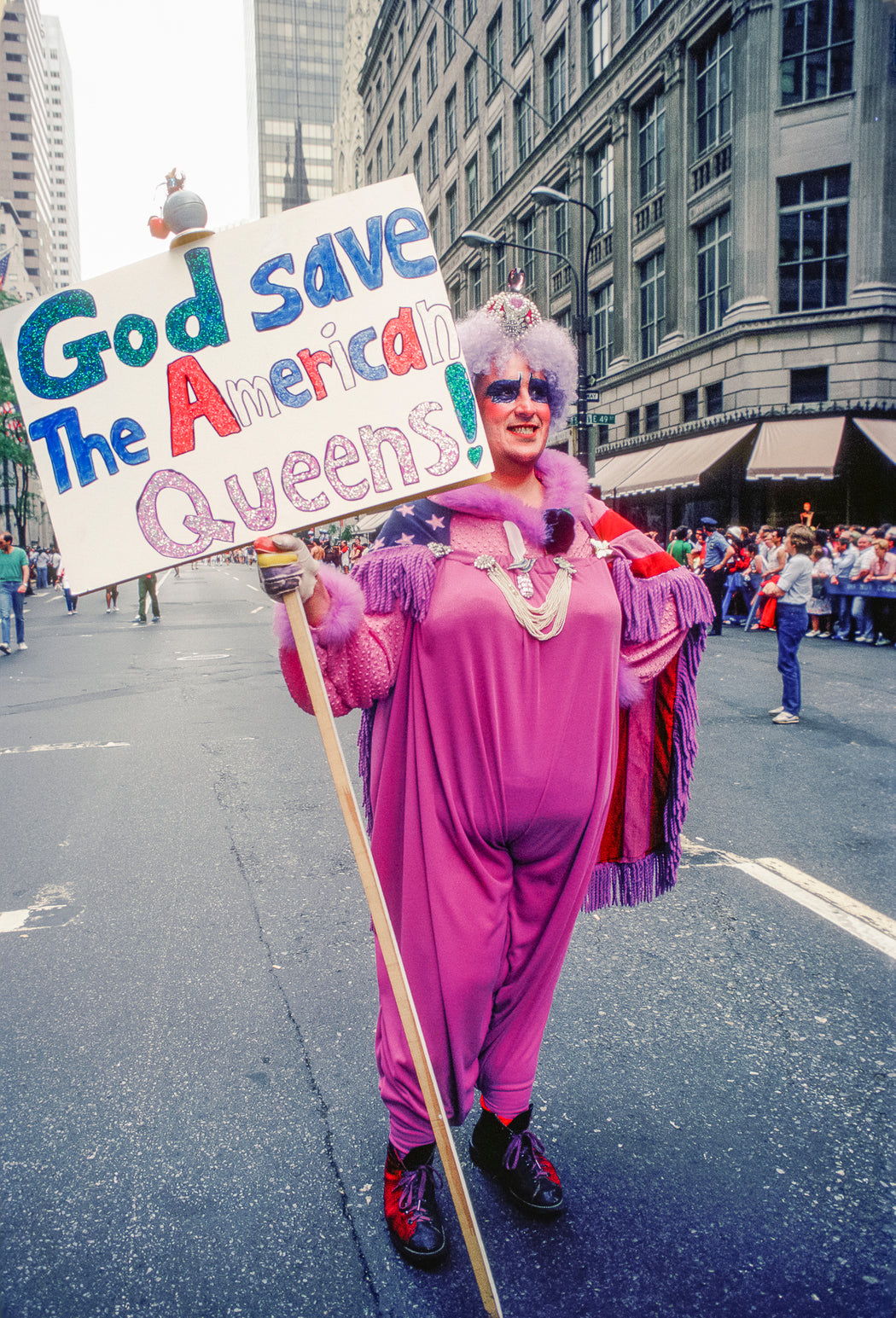"God Save the American Queens", NYC Pride Parade, 1983