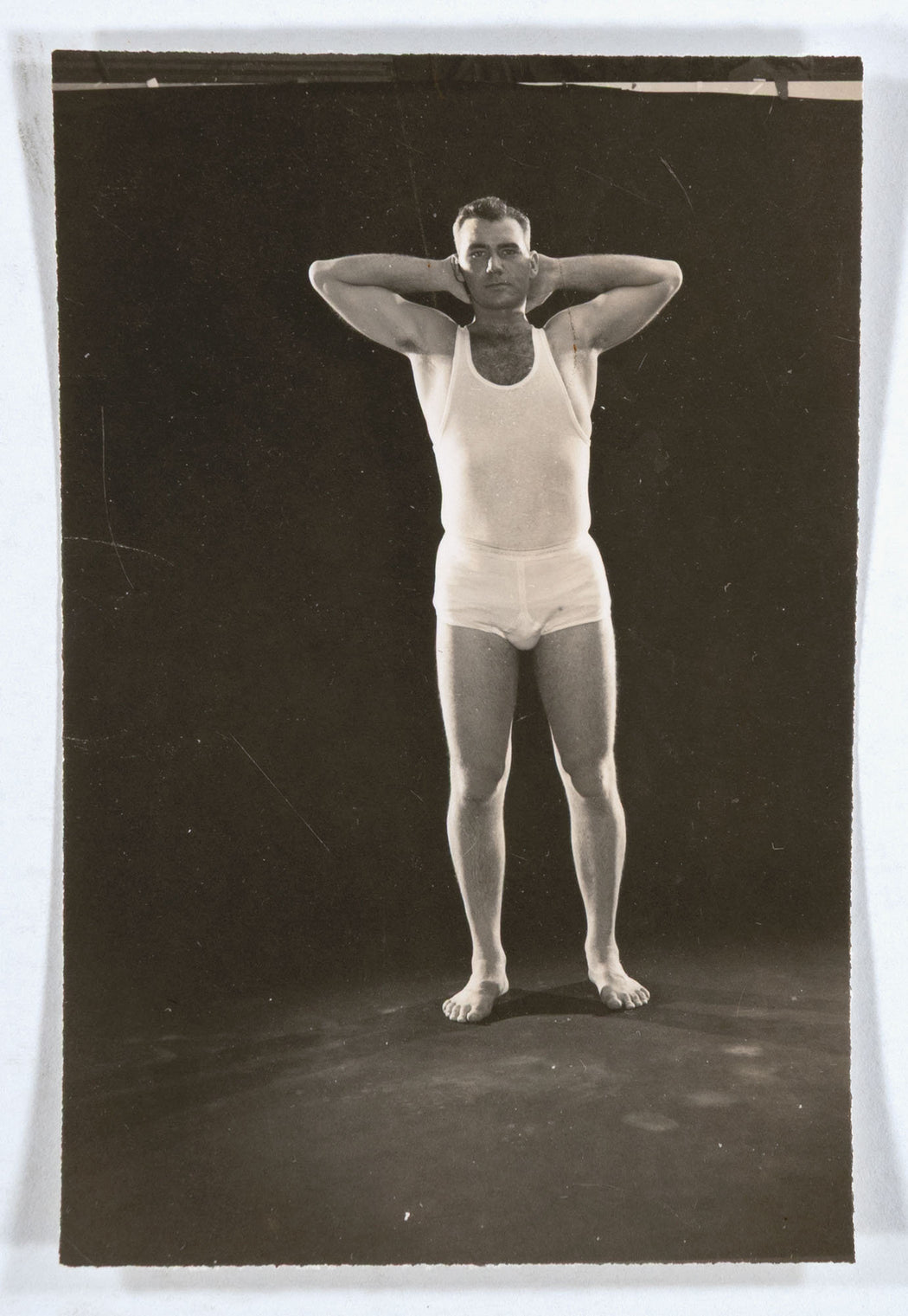 A Man in His "Whities" [Underwear Fashion Shoot]