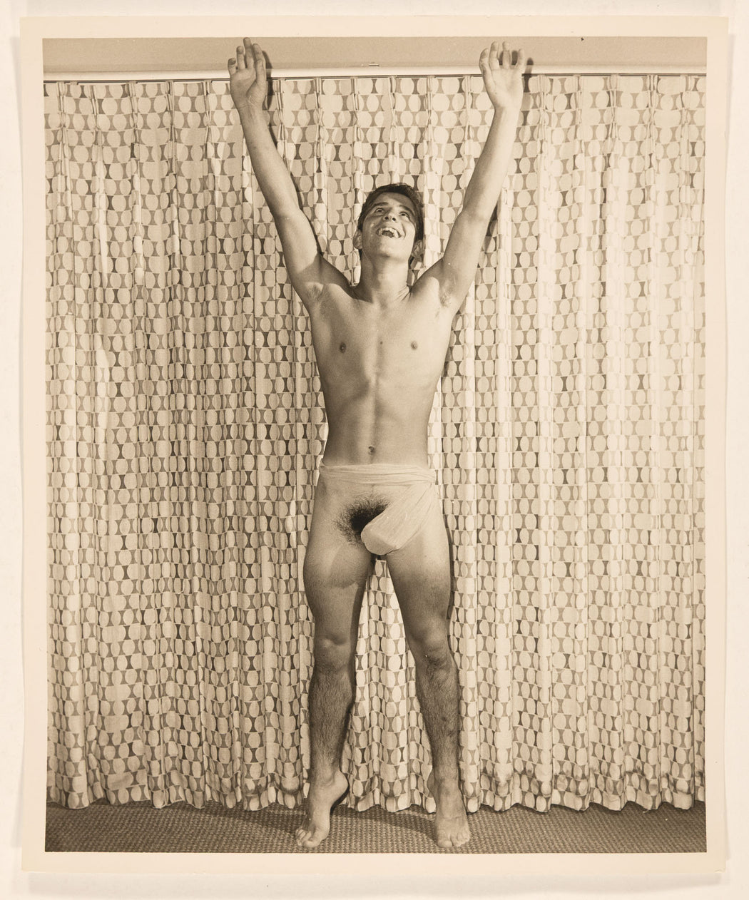 Male Model and the Drapes