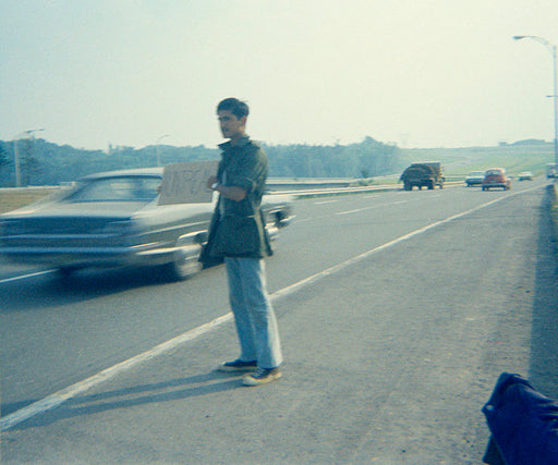 FFOTO-Sunil Gupta-Hitch-hiking back to Montreal, Canadian Forces Base Valcartier