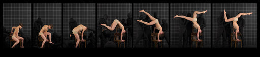 After Muybridge: Handstand with Chair