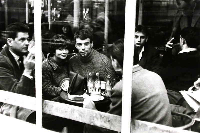 FFOTO-George S. Zimbel-Couple with Coke, Paris (RETURNED TO CONSIGNOR)
