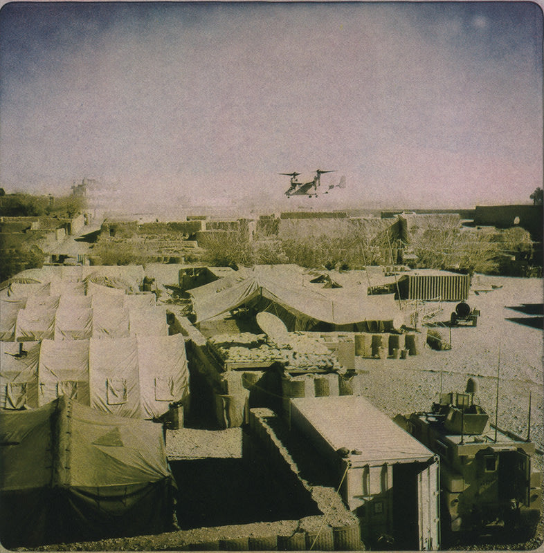 FFOTO-Rita Leistner-Helicopter above Musa Qala base