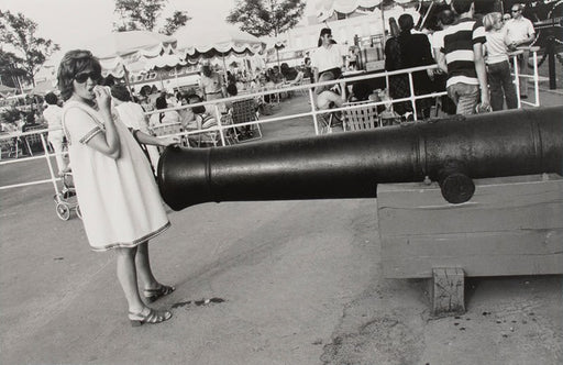 Pregnant Woman at the end of a Cannon, Toronto - Tom Gibson