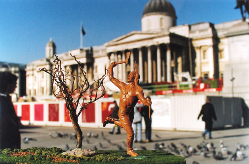 FFOTO-Jeff Thomas-Buffalo Dancer, Trafalgar Square, London, England