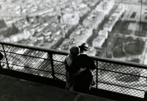 At the Top of the Eiffel Tower, Paris, 1929