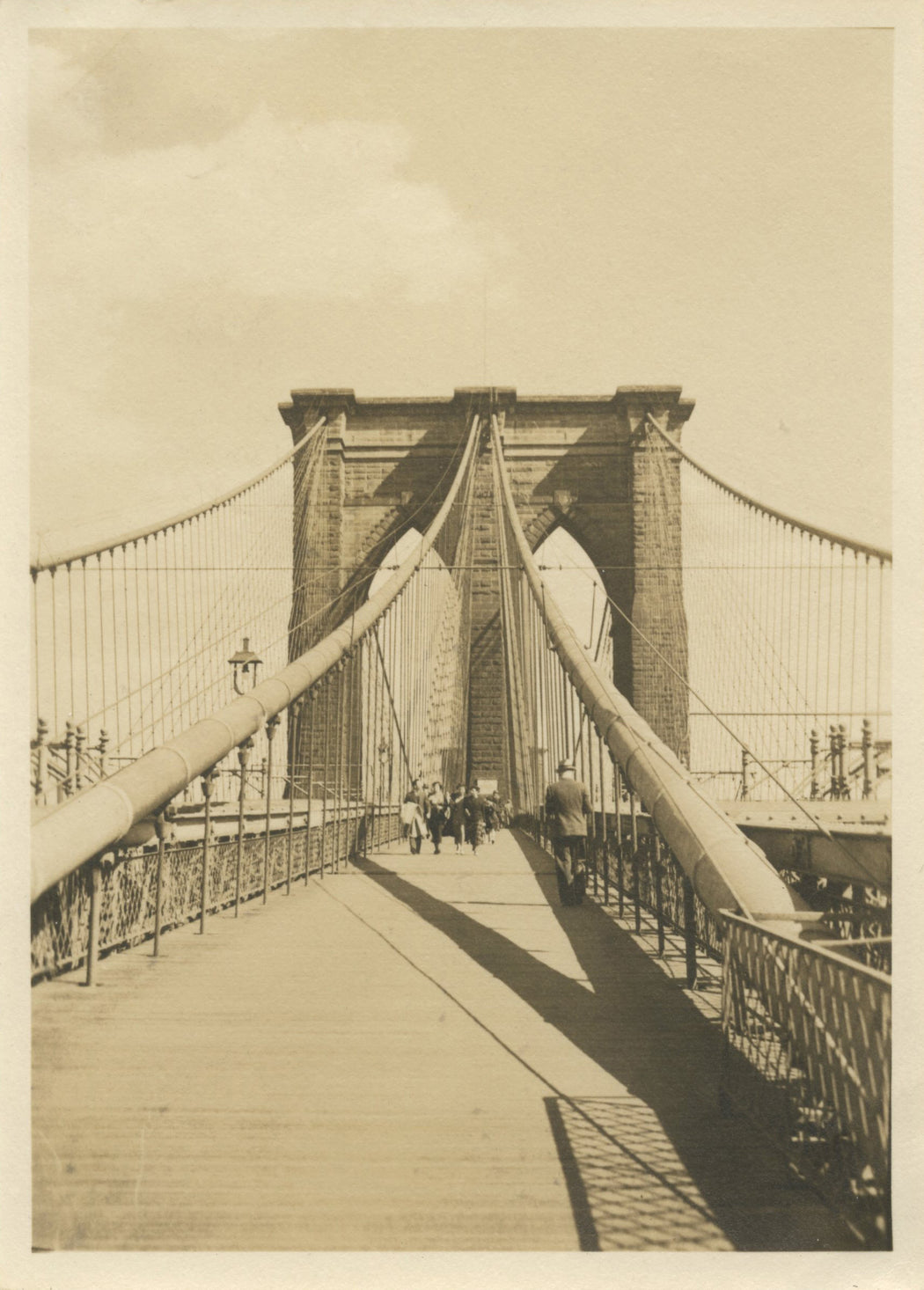 Brooklyn Bridge Pylons from further away
