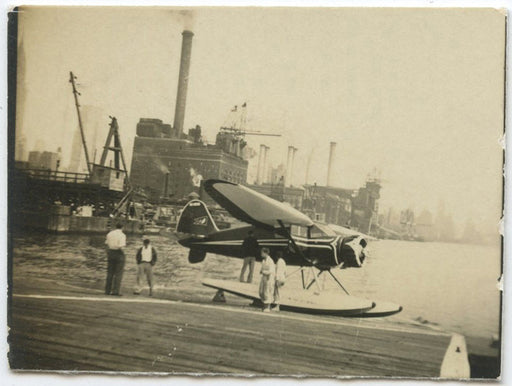 Untitled (Airplane on Dock)