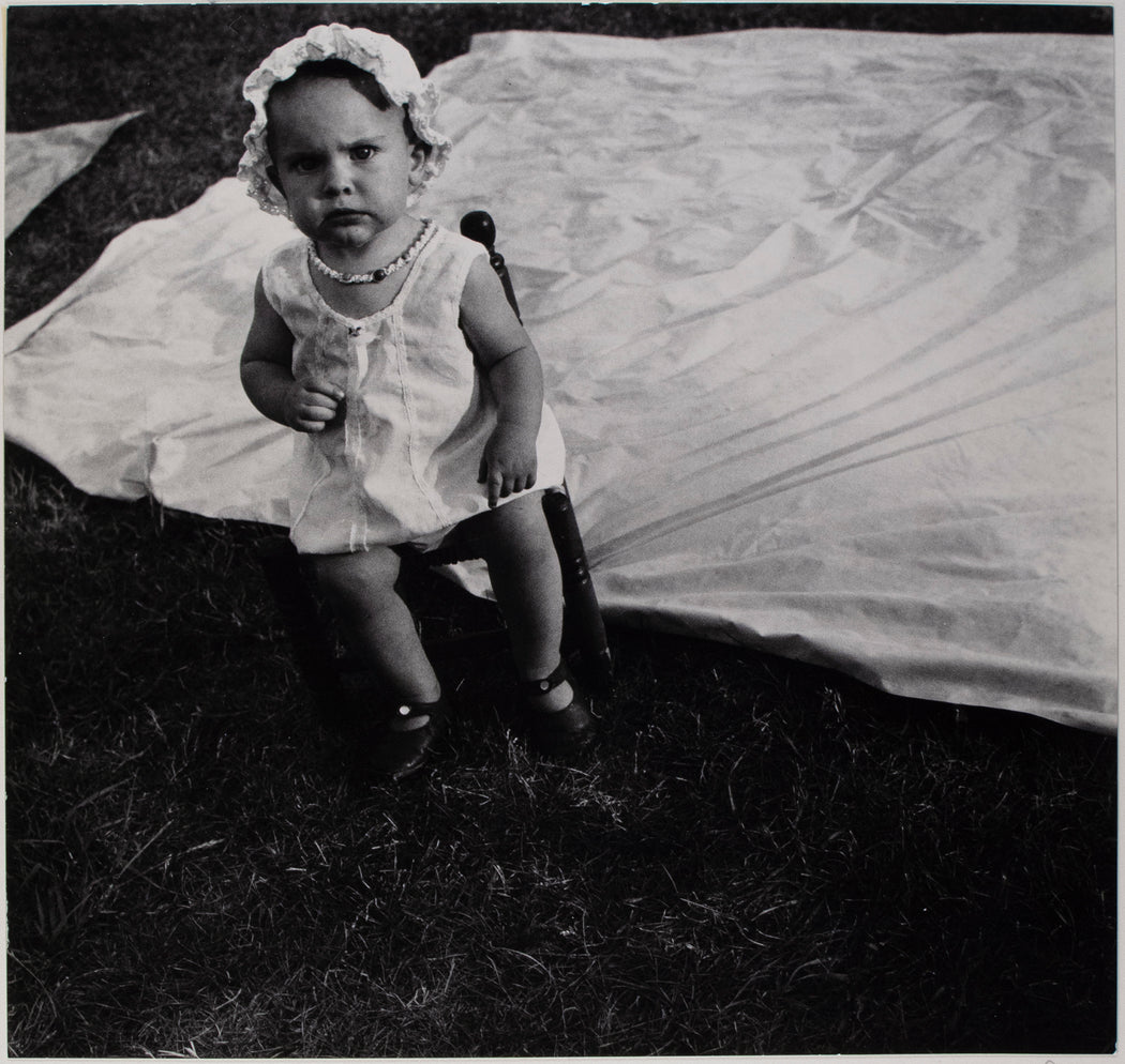 Rosalie, Somerville, On White Sheet (Rosalie's First Birthday)