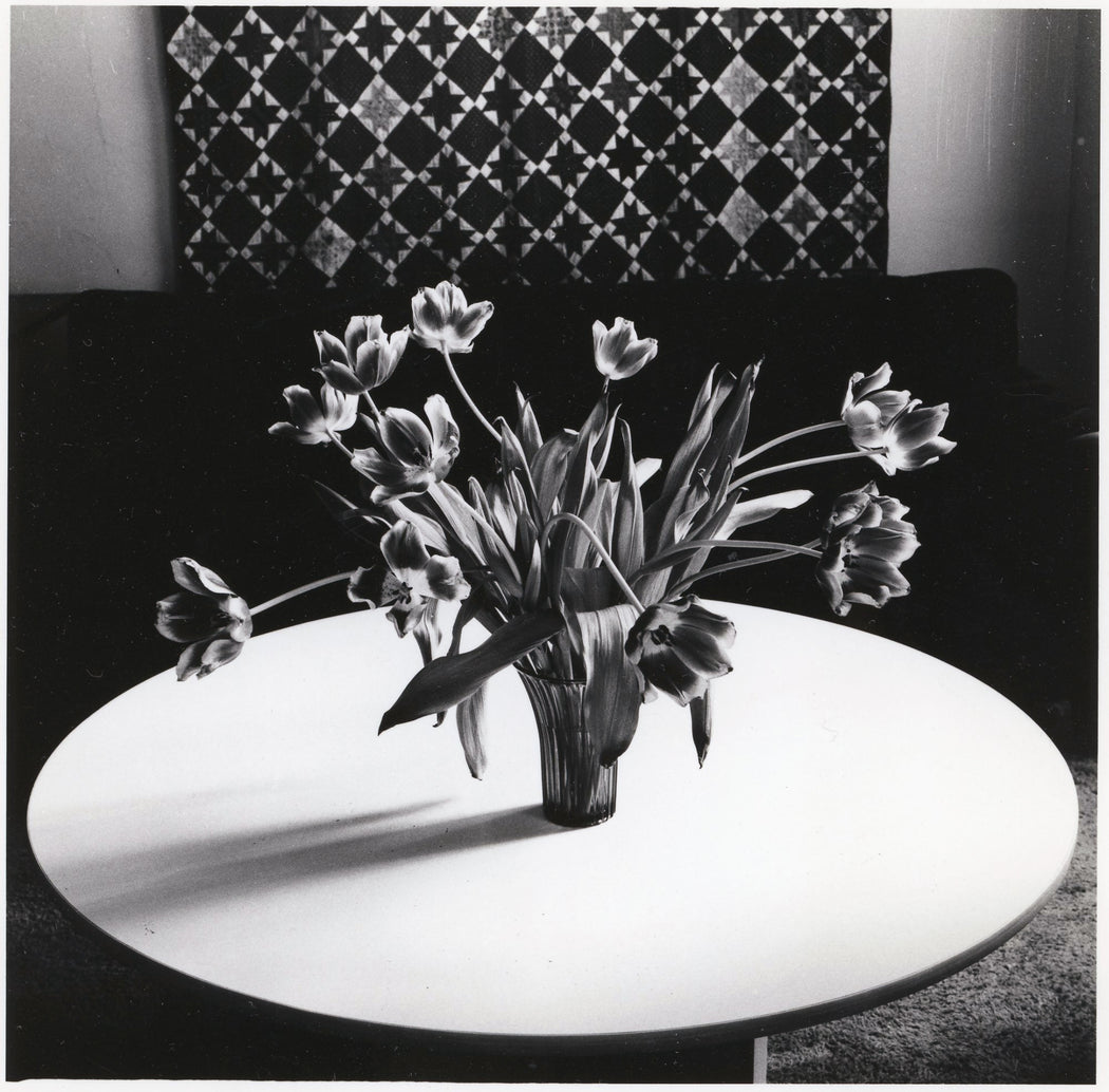 Untitled (White Table With Flowers)