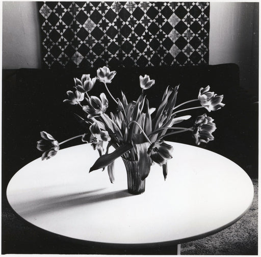 Untitled (White Table With Flowers)