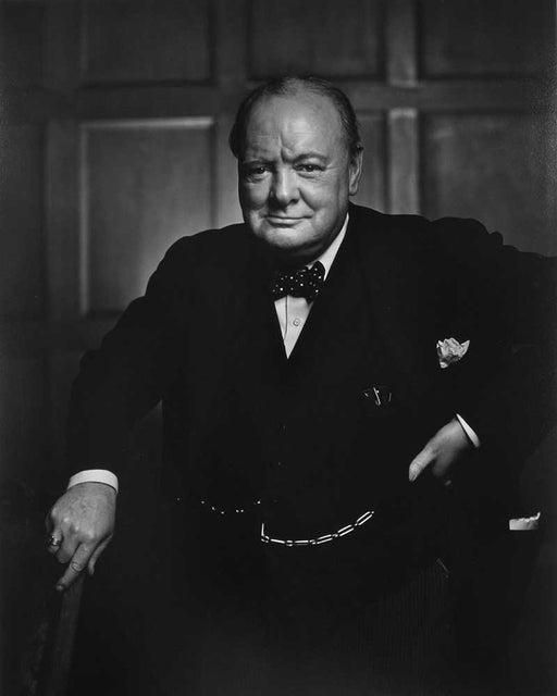 Winston Churchill, Ottawa [Smile] - Yousuf Karsh | FFOTO