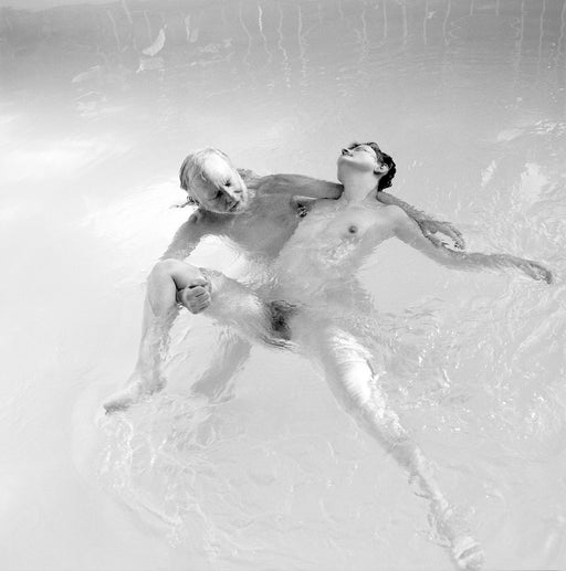 Water Flotation, Watsu, California [man and woman in pool] - Ruth Kaplan